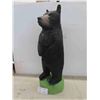 Image 1 : Carved Cedar Bear 32'' Tall 
