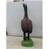 Image 2 : Carved Cedar Crane 37'' Tall 
