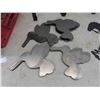 Image 2 : Lazer Cut Outs : 33 Birds, 3 Coat Racks 20'' x 4'' x 15'' H & More. 