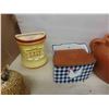 Image 2 : Bean Pot with Lid, Chicken Recipe Box, Tin, Plate, Bee Hive 