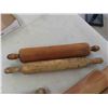 Image 2 : Antique Wooden Rolling Pins & Mallets. 