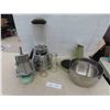 Image 1 : Vintage Butter Slicer, Osterizer Blender, 2 Stainless Mixing 