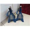 Image 2 : 2 Axle Stands 2 Ton, Bottle Jack, Floor Hydraulic Jack (Handle
