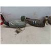 Image 2 : 3 Vintage Duck Decoys with Glass Eyes , 2 are Wood. 