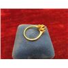 Image 2 : 10kt Gold + Amethyst Ring Size 8.5 Total Weight 4.6 Grams 