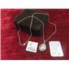 Image 1 : Sterling Silver 20'' Necklace with Locket 