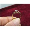 Image 3 : 14kt Gold & Diamond Size 6.5 Ring Total Weight 3.4 Grams 
