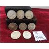 Image 1 : 8 Canadian Quarters 1947, 1955, 1959, 1962, 1963, 1968