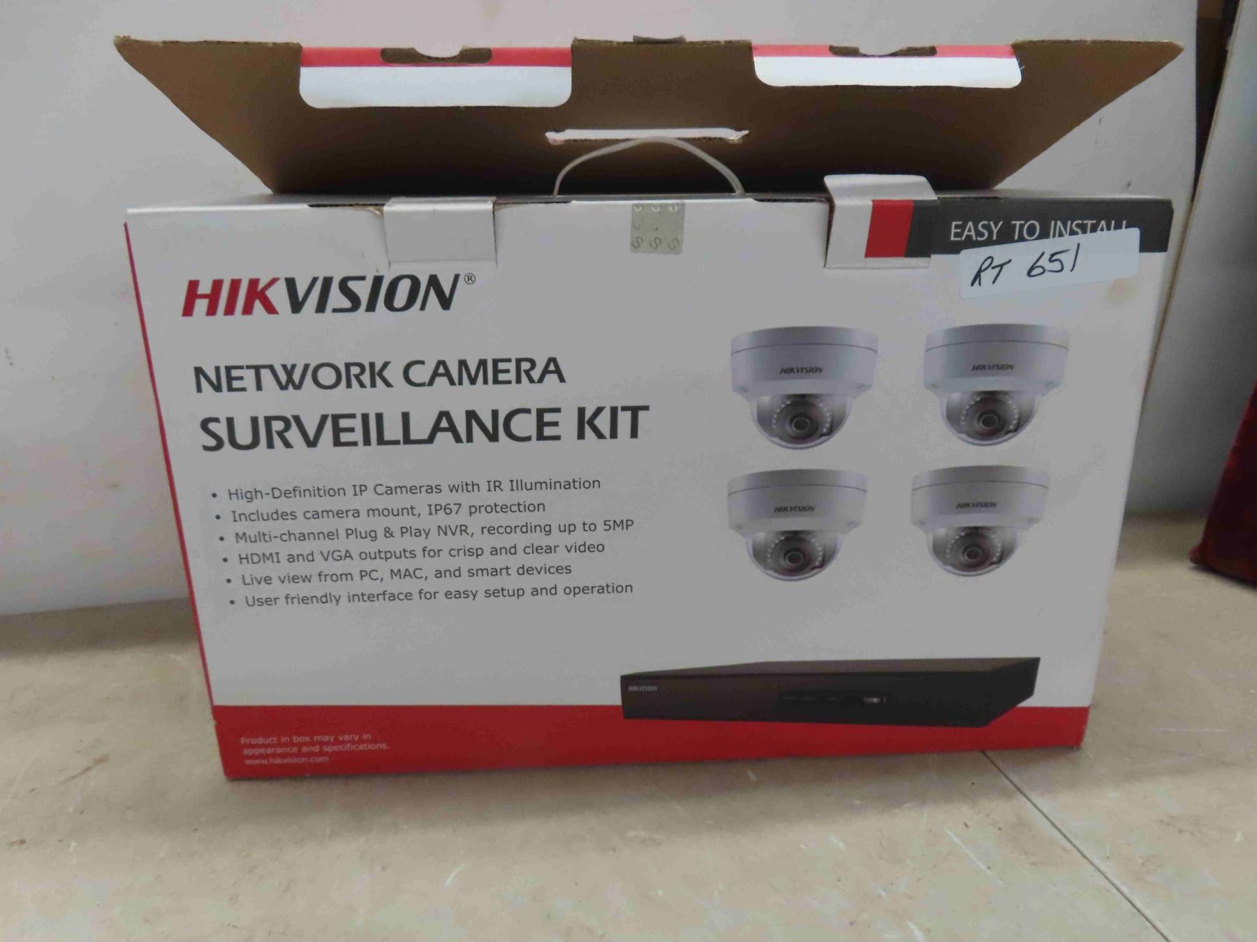 New HikVision Network Camera Surveillance Kit