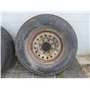 Image 2 : 2 tires with rims 1- LT245-75R 16     1-ST235/80R16