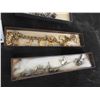 Image 2 : 4 vintage charm braclets- one cowboy theme eatons box 
