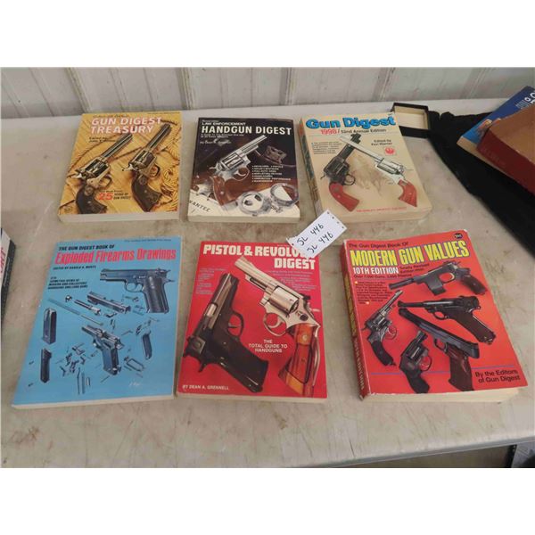 6 books on guns 
