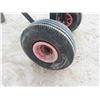 Image 8 : Metal Garden wagoin has 4 flat tires 