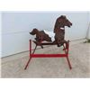 Image 1 : Vintage childs spring horse, has been repainted 