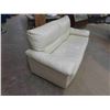 Image 2 : Leather/Leather Style Couch 76'' Wide 