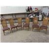 Image 1 : 6 Matching Dining Room Chairs Including (2) Arm Chairs 
