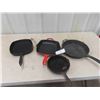 Image 1 : 4 Cast Frying Pans 