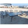 Image 1 : Patio Table 27'' x 38'' x 66'' & 6 Chairs 