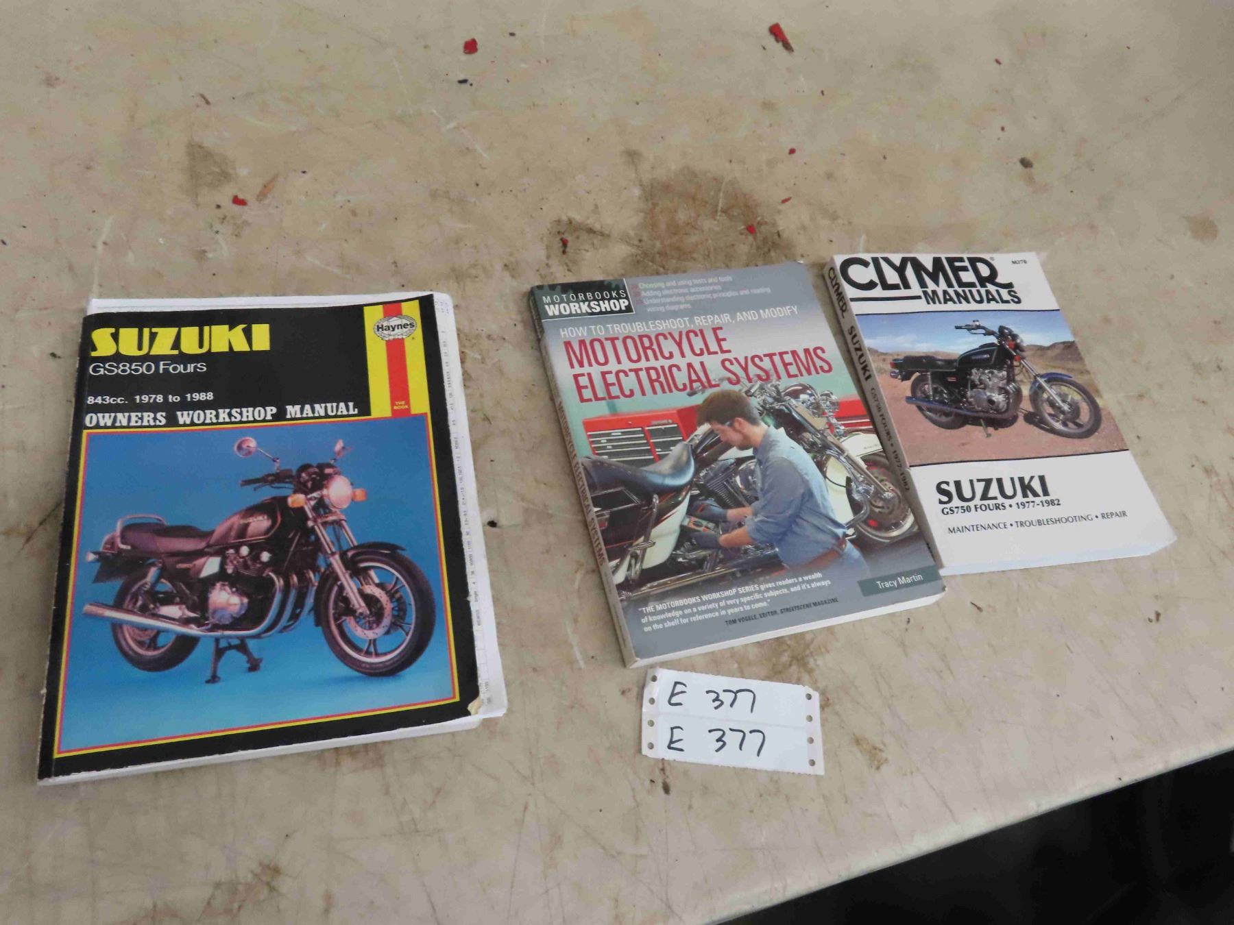 Motorcycle Repairing Notes 3 Motorcycle Repair Manuals - McSherry Auction Service Ltd.