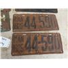 Image 2 : 7 Manitoba License Plates 1920s 