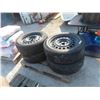 Image 1 : 4 Michelin Tires & Rims 235/55R 19 