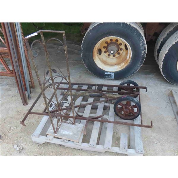 Repurpose Iron : Horse Hames, Dolly Wheels 
