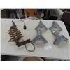 Image 1 : 4 Aluminum Feet , Vintage Mountable + Extendable 