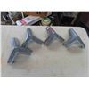Image 2 : 4 Aluminum Feet , Vintage Mountable + Extendable 