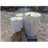 Image 2 : 4 Poly Barrels (1) 45 Gallon, (3) Little Bit Smaller 