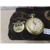 Image 2 : Pocket Watch Style Bar Clock with Reverse Numbers ,