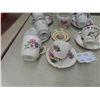Image 2 : China Cups & Saucers + Cream & Sugar 