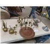 Image 1 : Brass Candlier, Plant Mister, Butter Dish & More. 