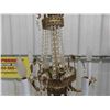Image 8 : Brass Crystal Cherub Lamp Candelbra 34'' High , 