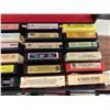 Image 2 : (23) 8 Tracks with Case, 50+ Cassettes in 2 Cases. 
