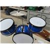 Image 8 : Kids Drum Set with Stool , Sticks, Ear Protection, 2