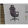 Image 2 : Vonesse Purple Gaming Chair with Foot Rest Reclining High