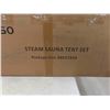 Image 2 : LUMUSO Portable Sauna Box for Home, Steam Sauna Tent 