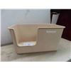 Image 1 : XL High Sided Litter Box 24.5'' L x 16'' W x 13'' H Jumbo Litter