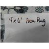 Image 2 : Area Rug 4ft x 6ft - New or Store Return  