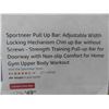 Image 2 : Sportneer Pull-Up Bar Adjustable Width Locking Mechanism Chin