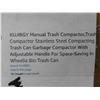 Image 2 : KUJIBGY Manual Trash Compacter Stainless Steel with 