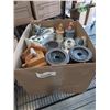 Image 1 : ASSORTED NEW BIRD HOUSES AND TABLE DECOR, LIGHT HOUSES ETC