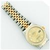 Image 7 : Rolex Mens Two Tone Yellow Gold And Stainless Steel Champagne Diamond 36MM Datej