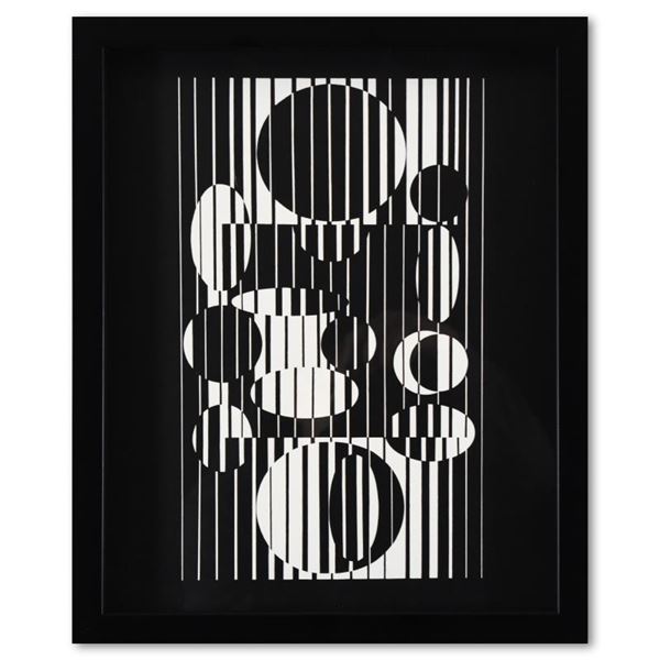 Iaca de la serie Lineaires by Vasarely (1908-1997)