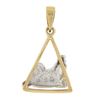 Image 5 : Estate Solid 14K Two Tone Gold Detailed Textured Silky Terrier Charm Pendant
