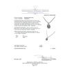 Image 4 : 14kt WG Diamond Pearl Pendant and chain