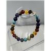 Image 2 : BRAND NEW 8 MM 7 CRYSTAL CHAKRA  BRACELET ELASTIC