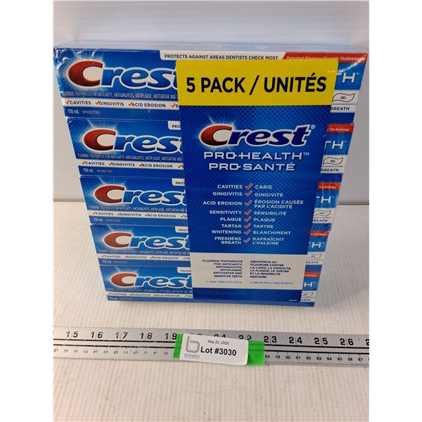 Crest Pro Health (5) Pack NIB