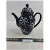 Image 1 : Ceramic "Snowflake" Tea Pot
