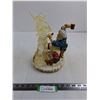 Image 1 : Table Ornament Santa Carving Ice Angel" - 10" Tall